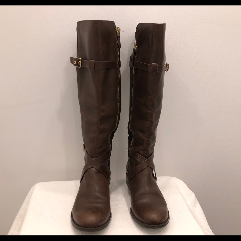 Cole Haan Dark Brown Leather Boots